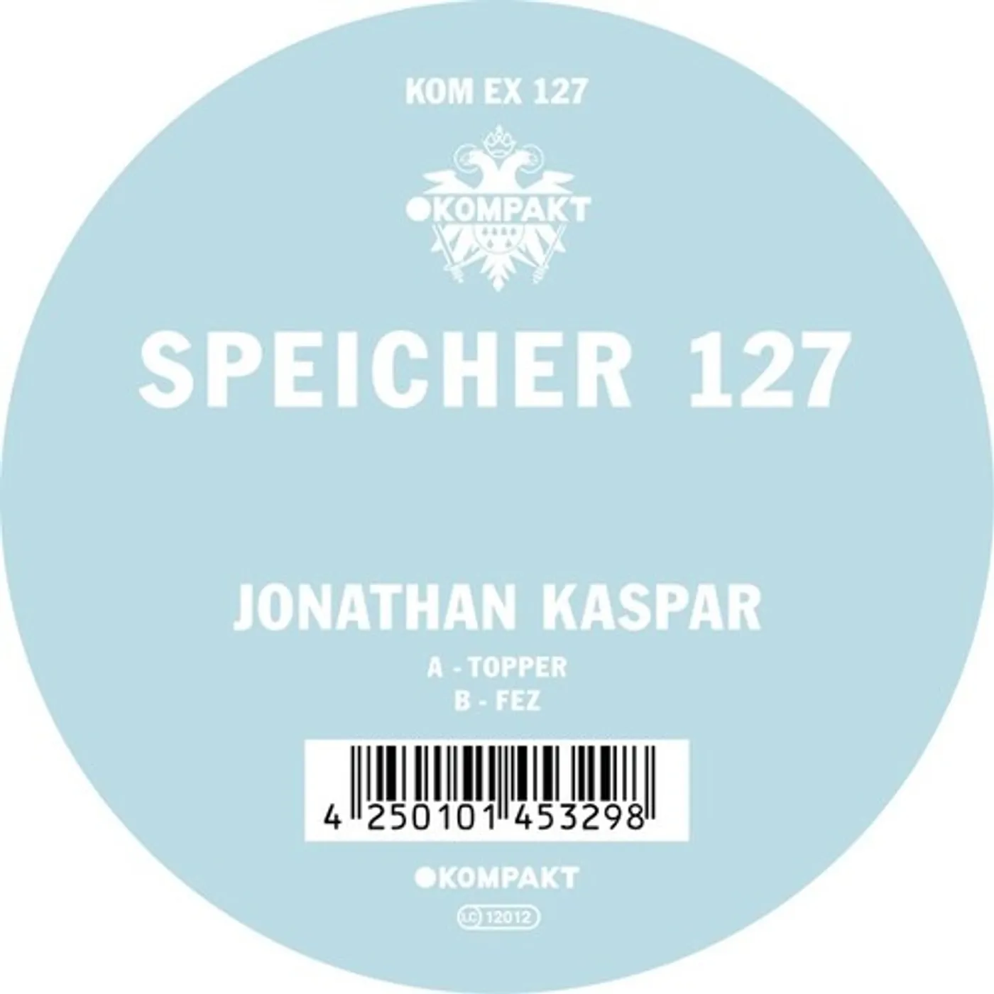 Jonathan Kaspar SPEICHER 127 Vinyl Record