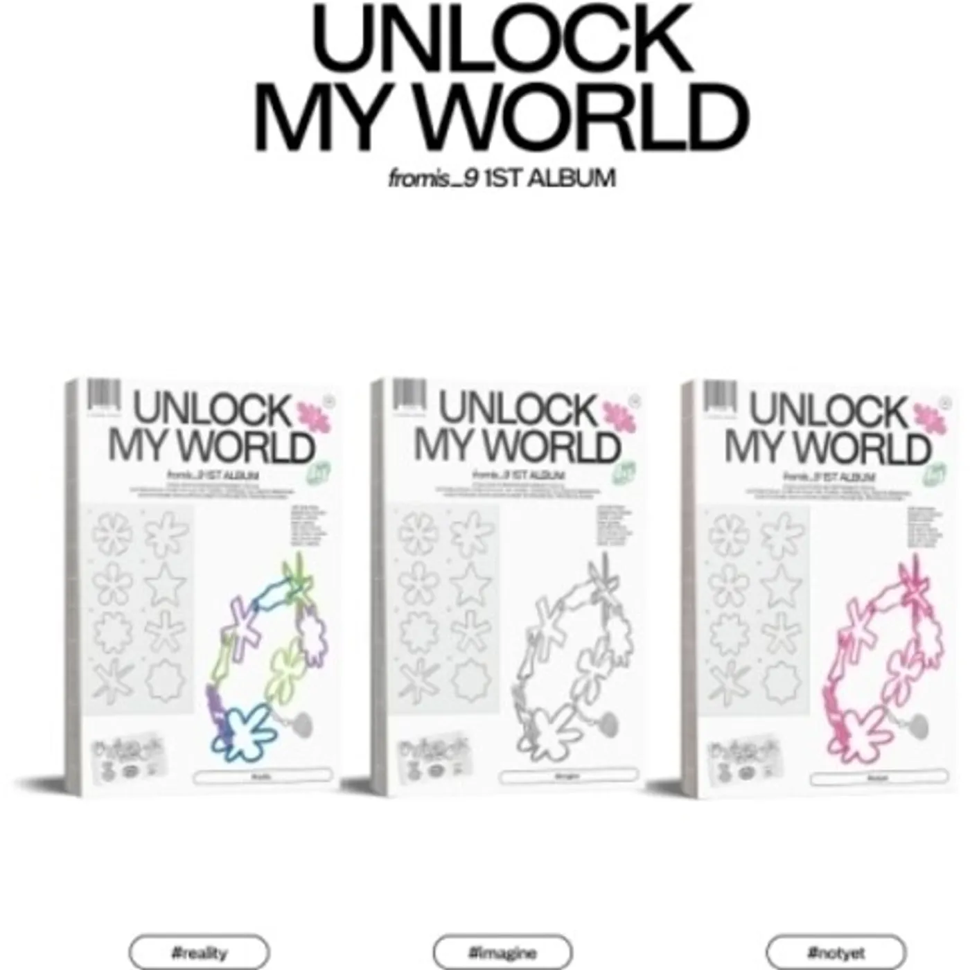 fromis_9 UNLOCK MY WORLD - RANDOM COVER CD