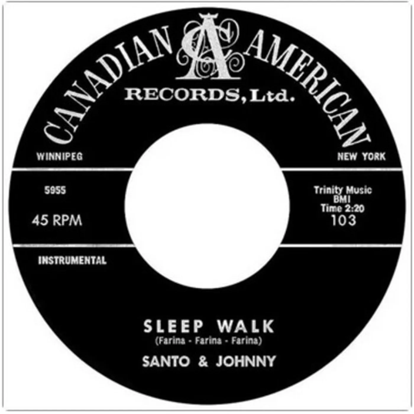Santo & Johnny Sleepwalk(Limited Edition/Bonus Tracks/Spain Release) Vinyl Record