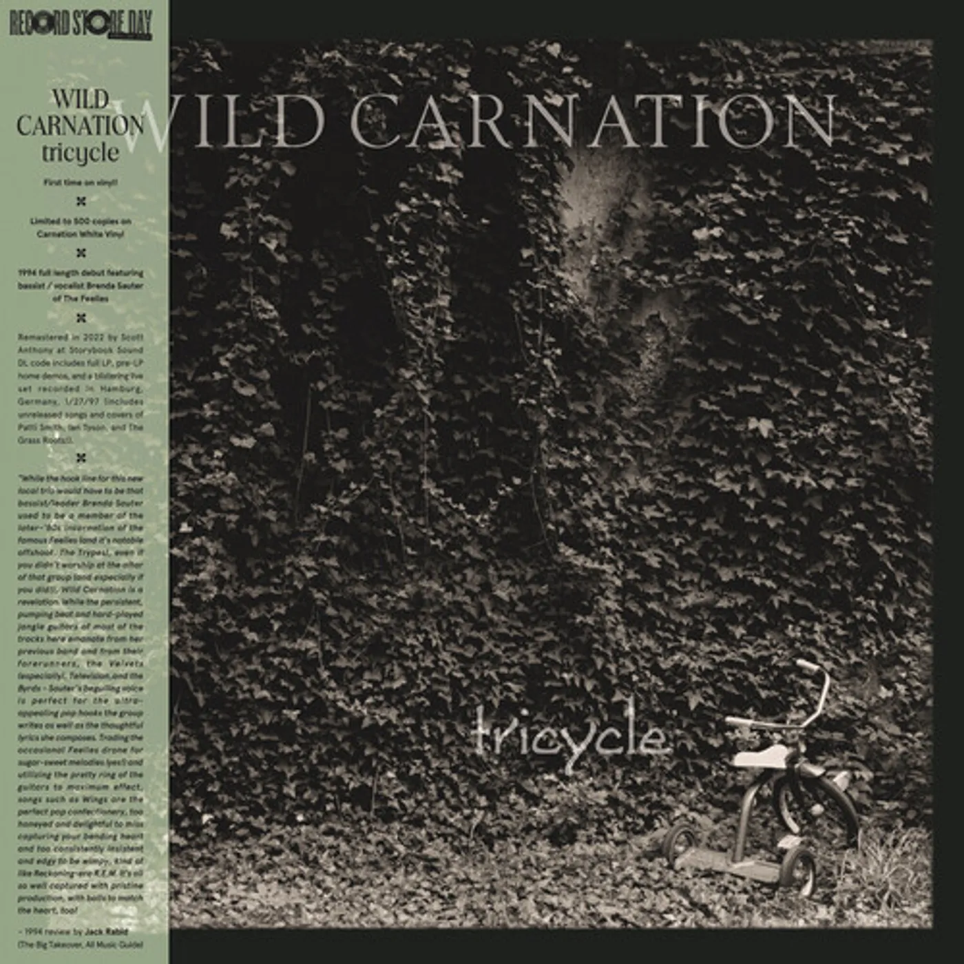 Wild Carnation TRICYCLE - GREEN Vinyl Record