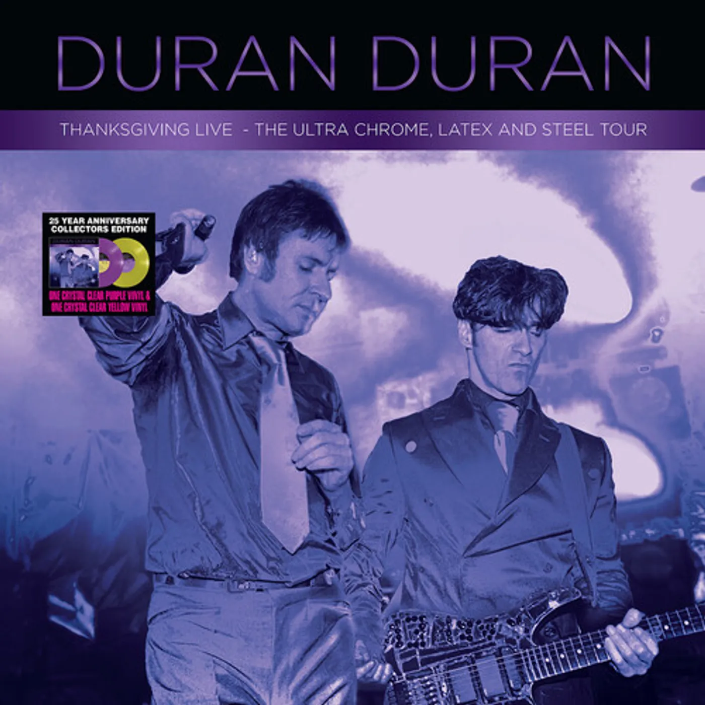 Duran Duran Thanksgiving Live - 25 Year Anniversary (2LP/Purple & Yellow Edition) Vinyl Record