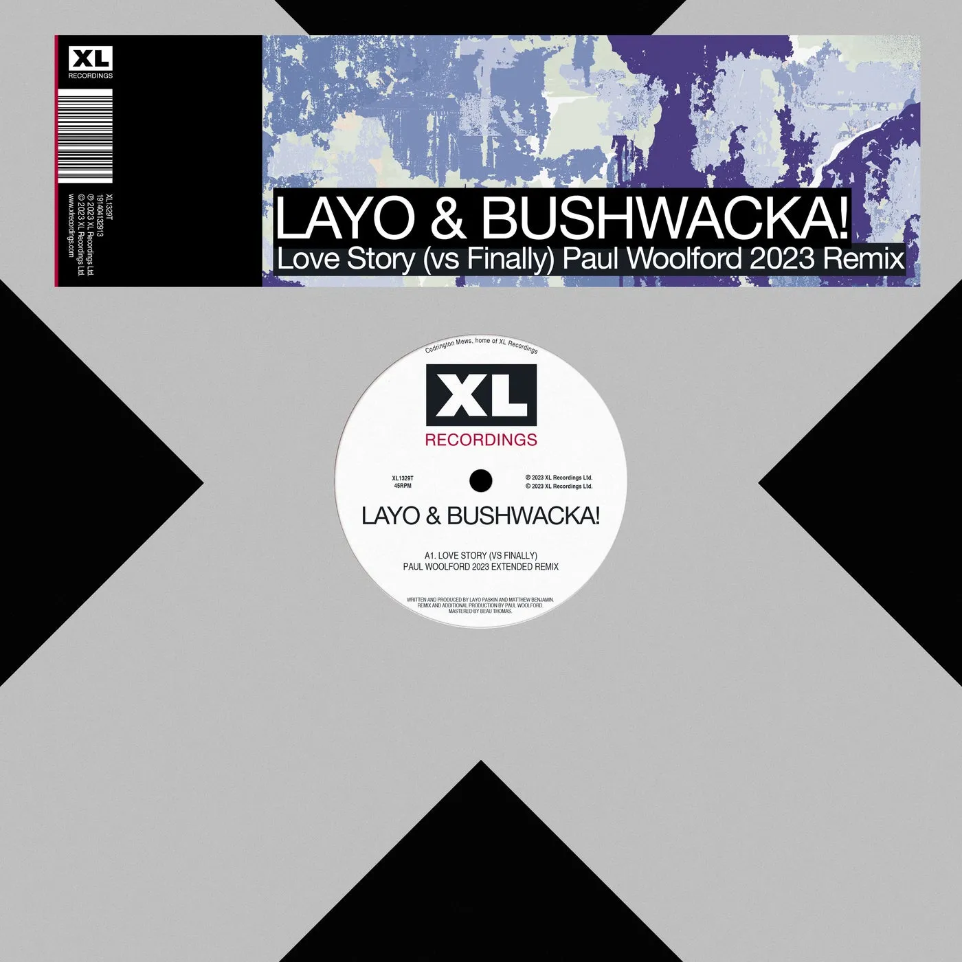 Layo & Bushwacka! LOVE STORY (PAUL WOOLFORD RADIO REMIX) Vinyl Record