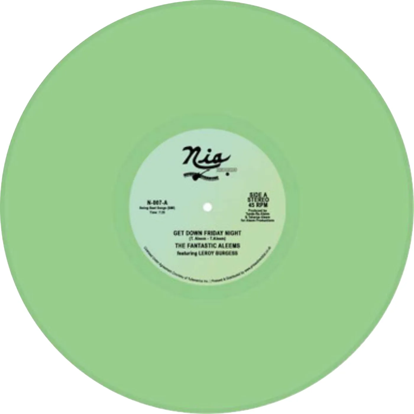 The Fantastic Aleems GET DOWN FRIDAY NIGHT Vinyl Record