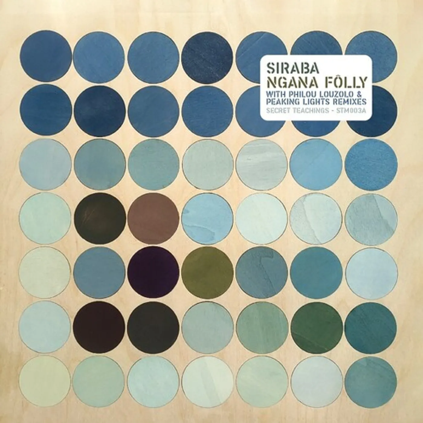 Siraba NGANA FOLLY WITH PHILOU LOUZOLO & PEAKING LIGHTS Vinyl Record