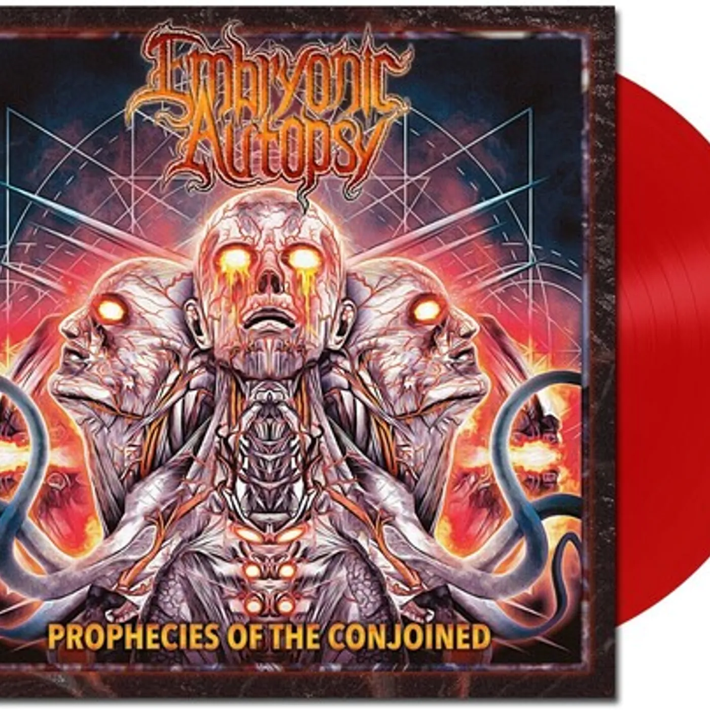 Embryonic Autopsy PROPHECIES OF THE CONJOINED - RED Vinyl Record