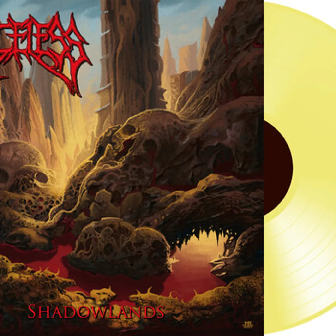 Graceless SHADOWLANDS - YELLOW Vinyl Record