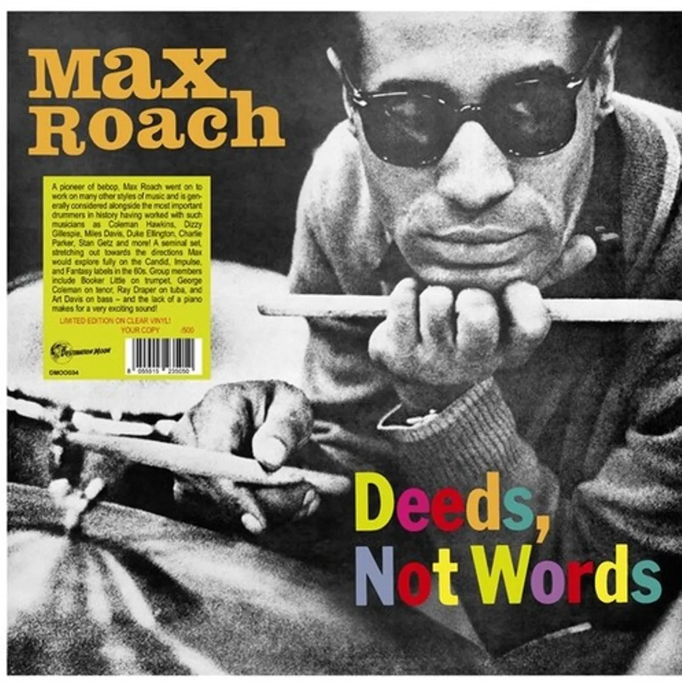 Max Roach DEEDS NOT WORDS Vinyl Record