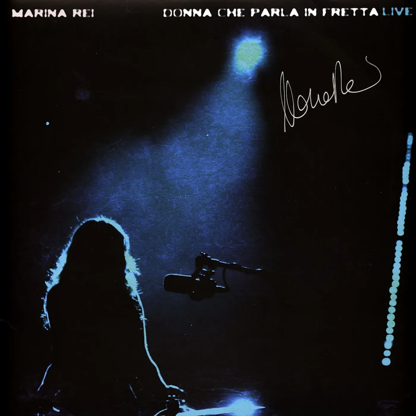 Marina Rei DONNA CHE PARLA IN FRETTA LIVE Vinyl Record