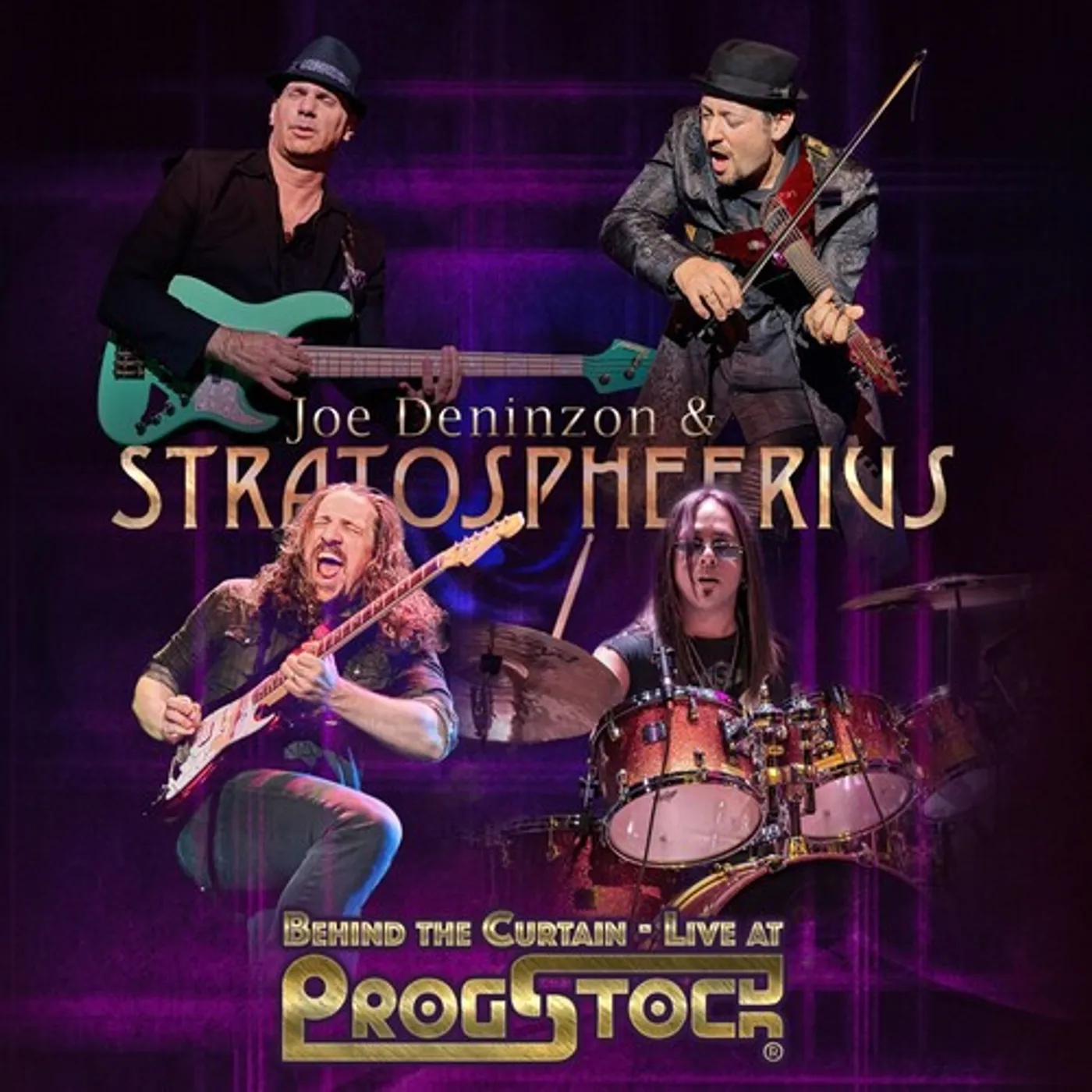 Joe Deninzon & Stratospheerius BEHIND THE CURTAIN - LIVE AT PROGSTOCK CD