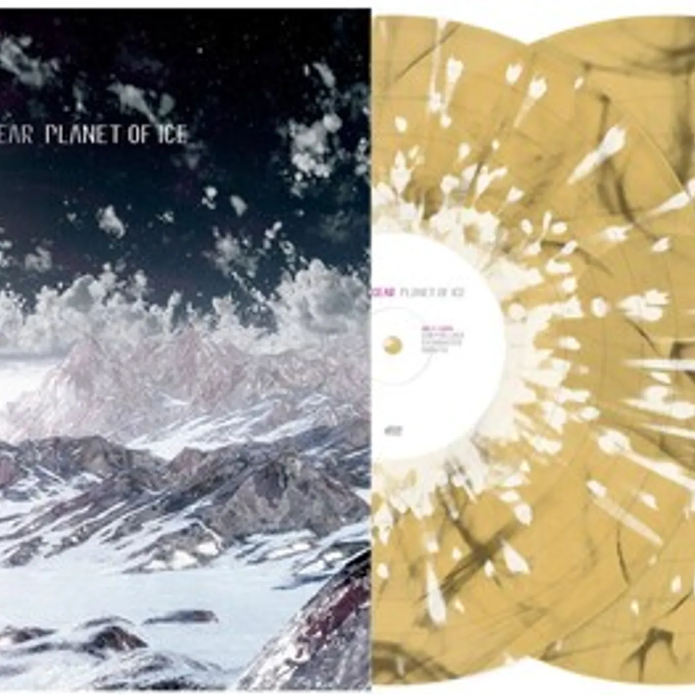 Minus the Bear PLANET OF ICE - GALAXY W/SPLATTER Vinyl Record