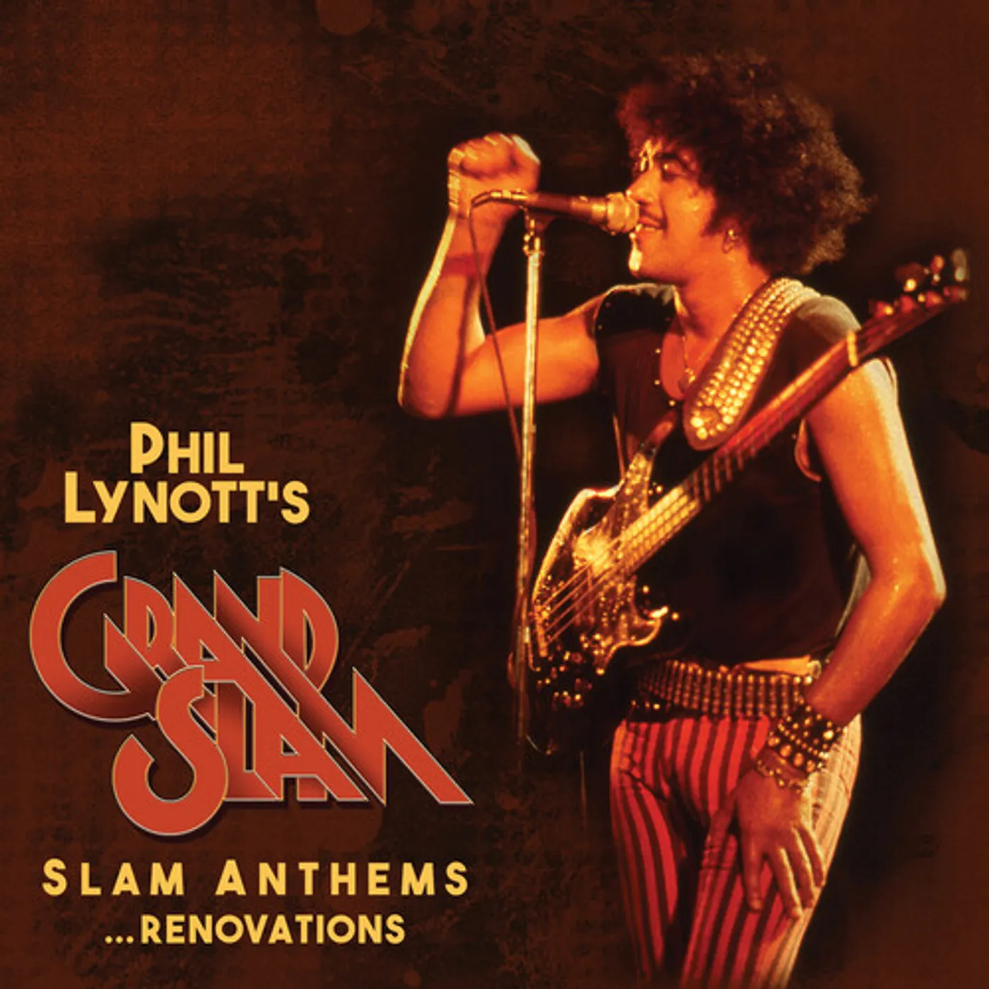 Phil + Grand Slam Lynott SLAM ANTHEMS RENOVATIONS - RED Vinyl Record