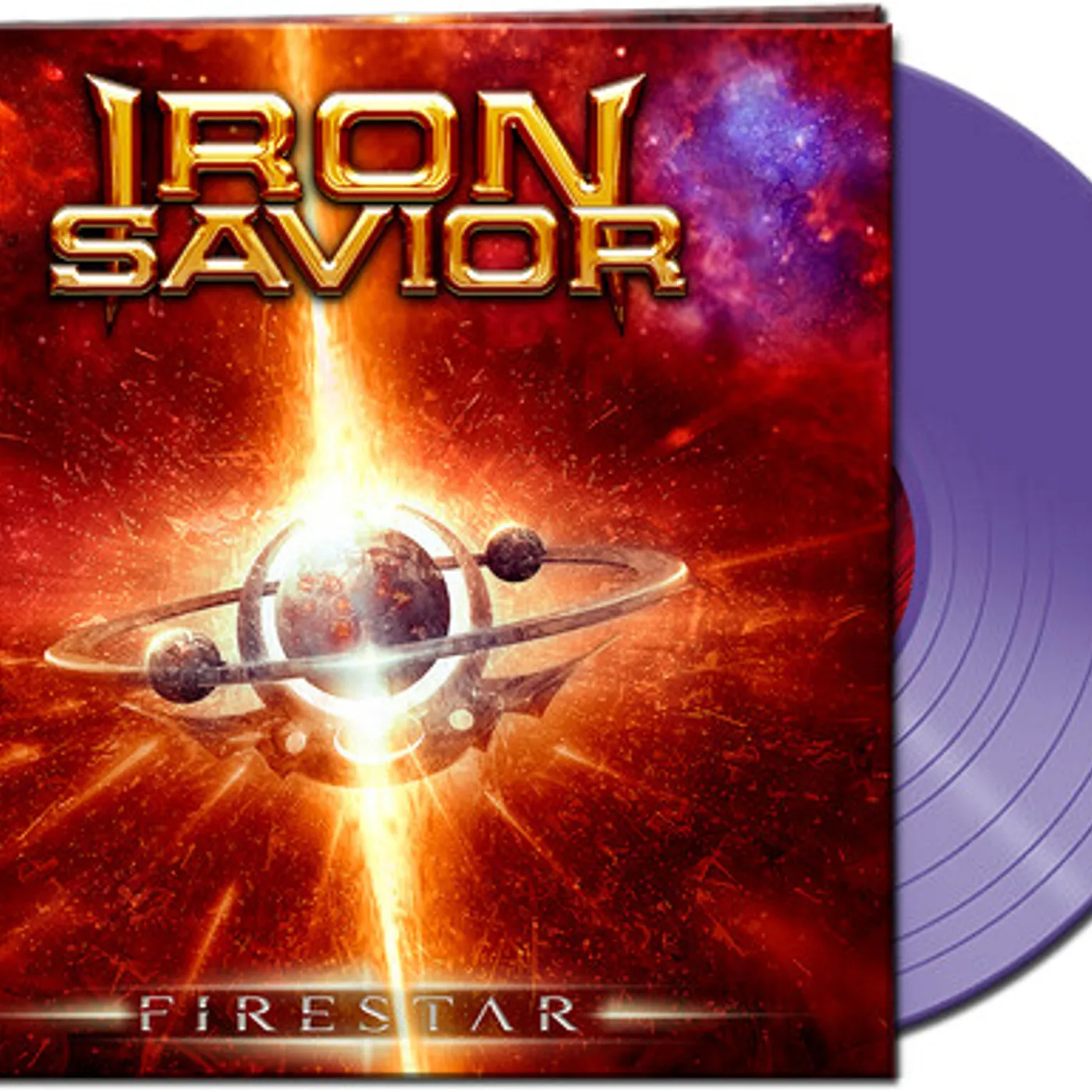 Iron Savior FIRESTAR - PURPLE Vinyl Record