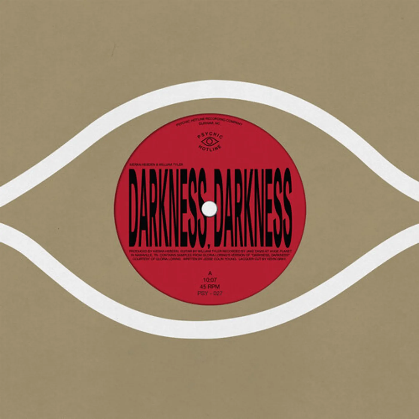 Kieran Hebden & William Tyler DARKNESS DARKNESS / NO SERVICES Vinyl Record