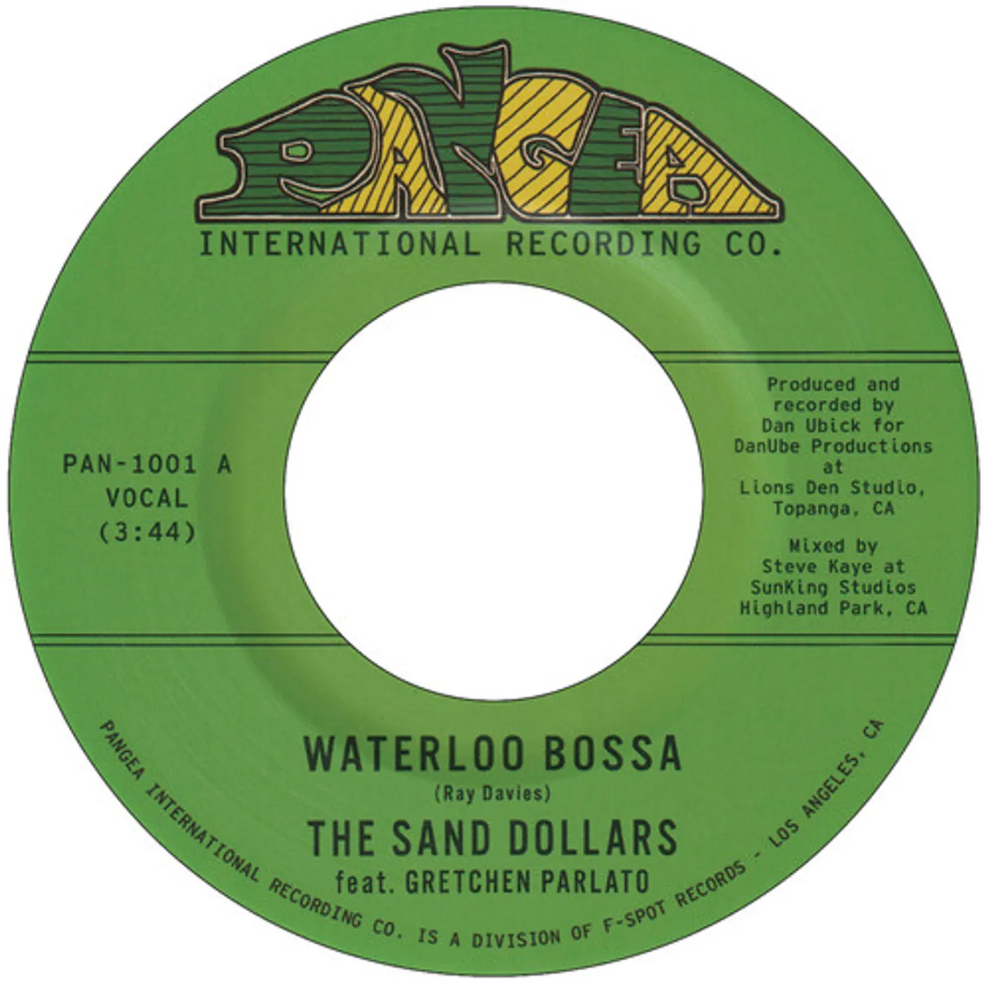 Sand Dollars WATERLOO BOSSA Vinyl Record