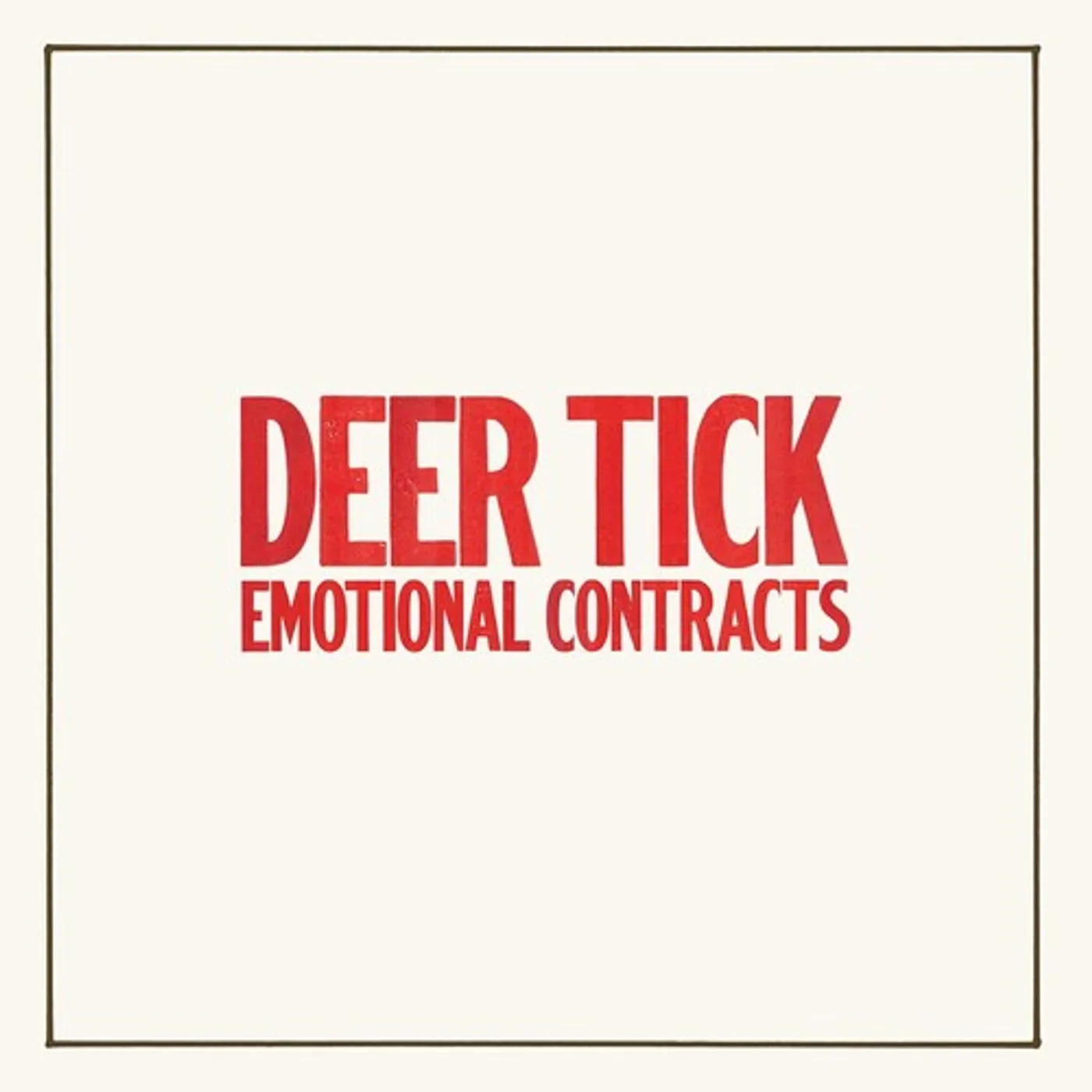 Deer Tick EMOTIONAL CONTRACTS CD
