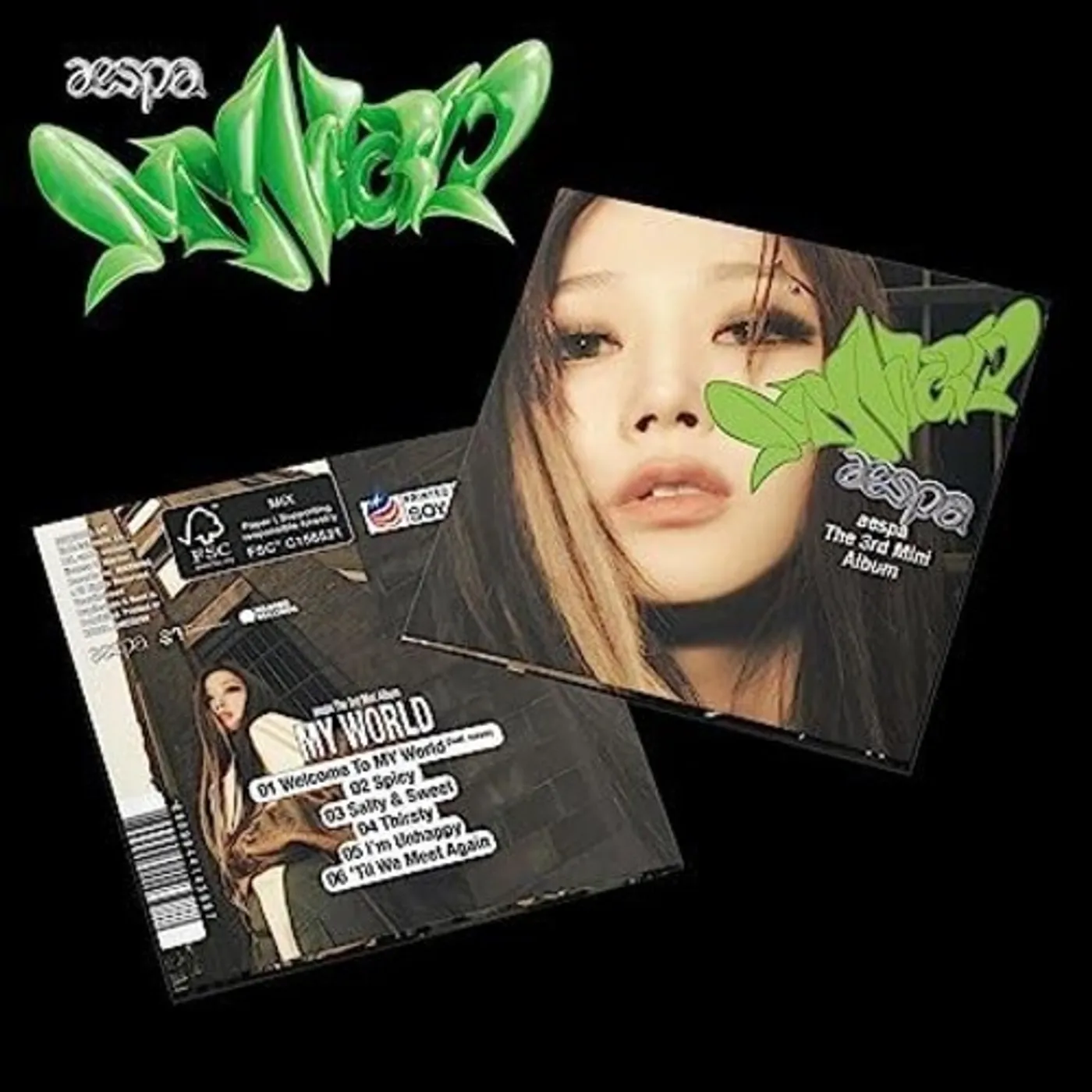 aespa MY WORLD - THE 3RD MINI ALBUM - POSTER VER. [GISEL CD