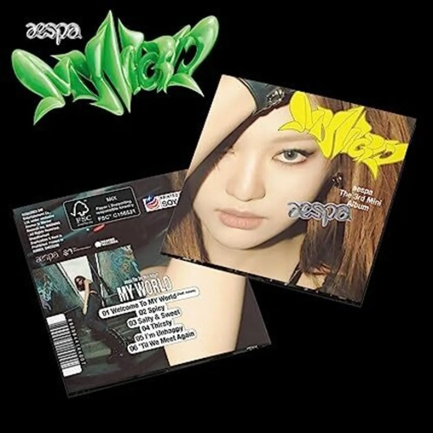 aespa MY WORLD - THE 3RD MINI ALBUM - POSTER VER. [NINGN CD