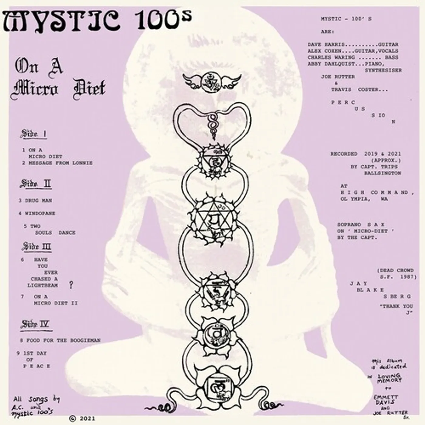 Mystic 100's On a Micro Diet Vinyl Record