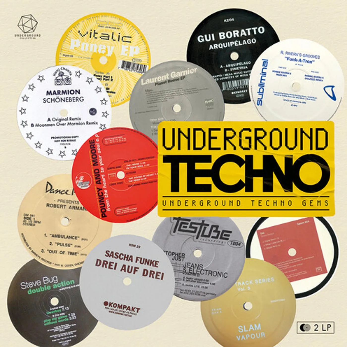 UNDERGOUND TECHNO / VARIOUS Vinyl Record