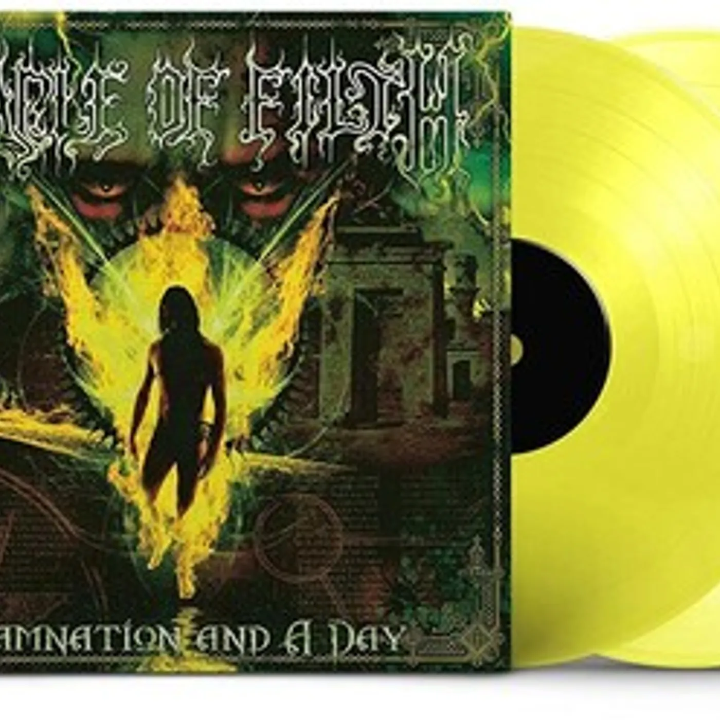 Cradle Of Filth Damnation And A Day (2LP/Yellow) Vinyl Record