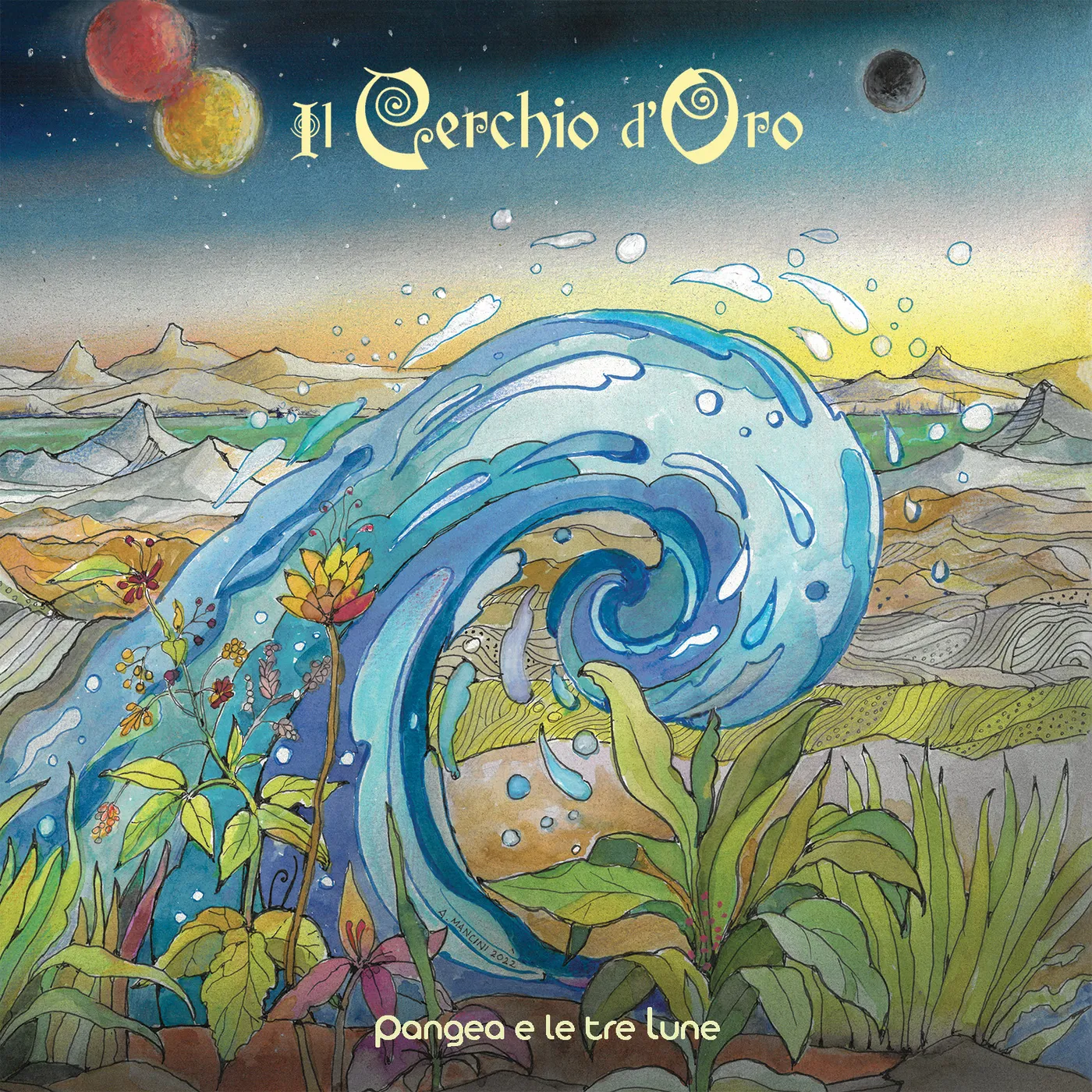 Il Cerchio D'Oro PANGEA E LE TRE LUNE Vinyl Record