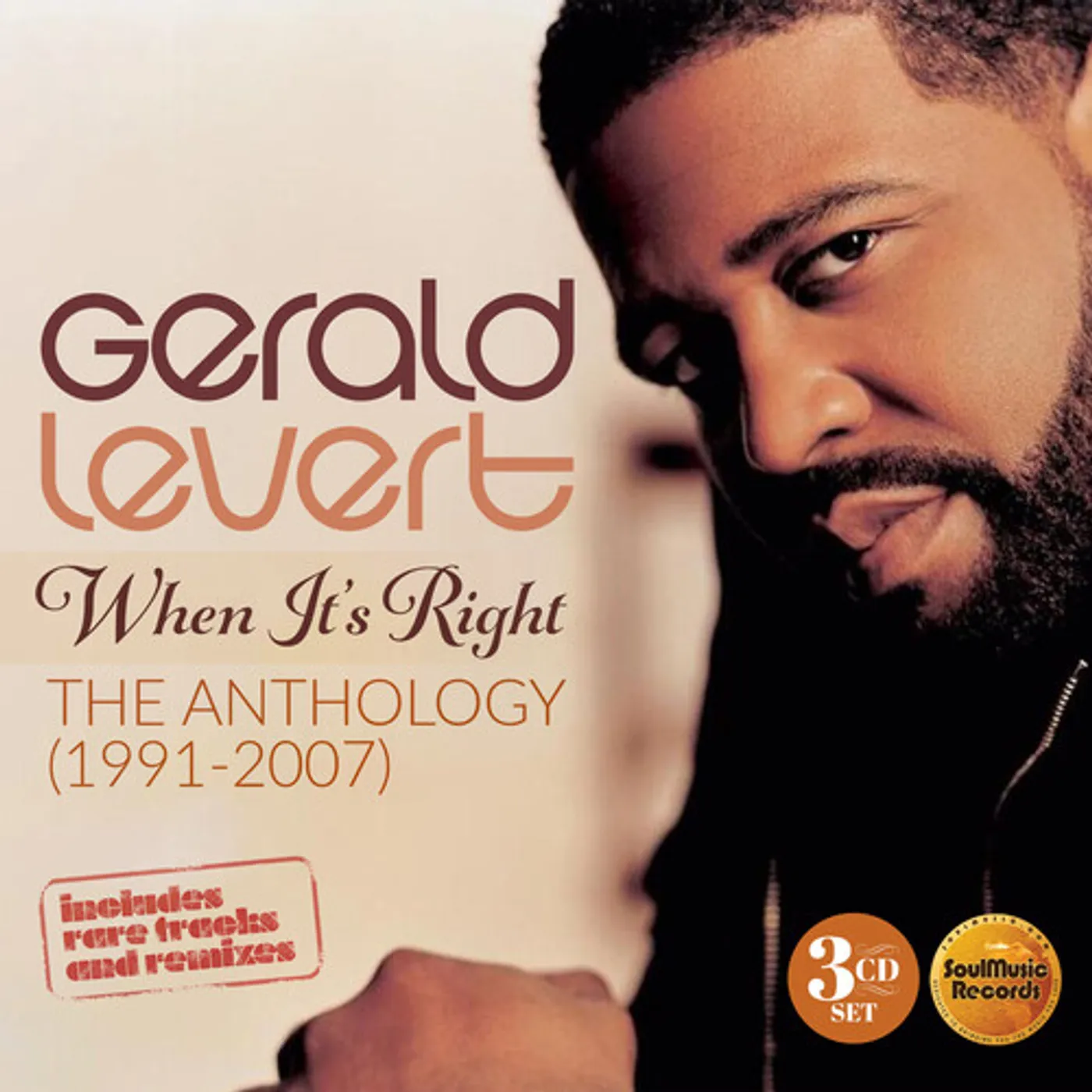 Gerald Levert WHEN IT'S RIGHT: THE ANTHOLOGY 1991-2007 CD