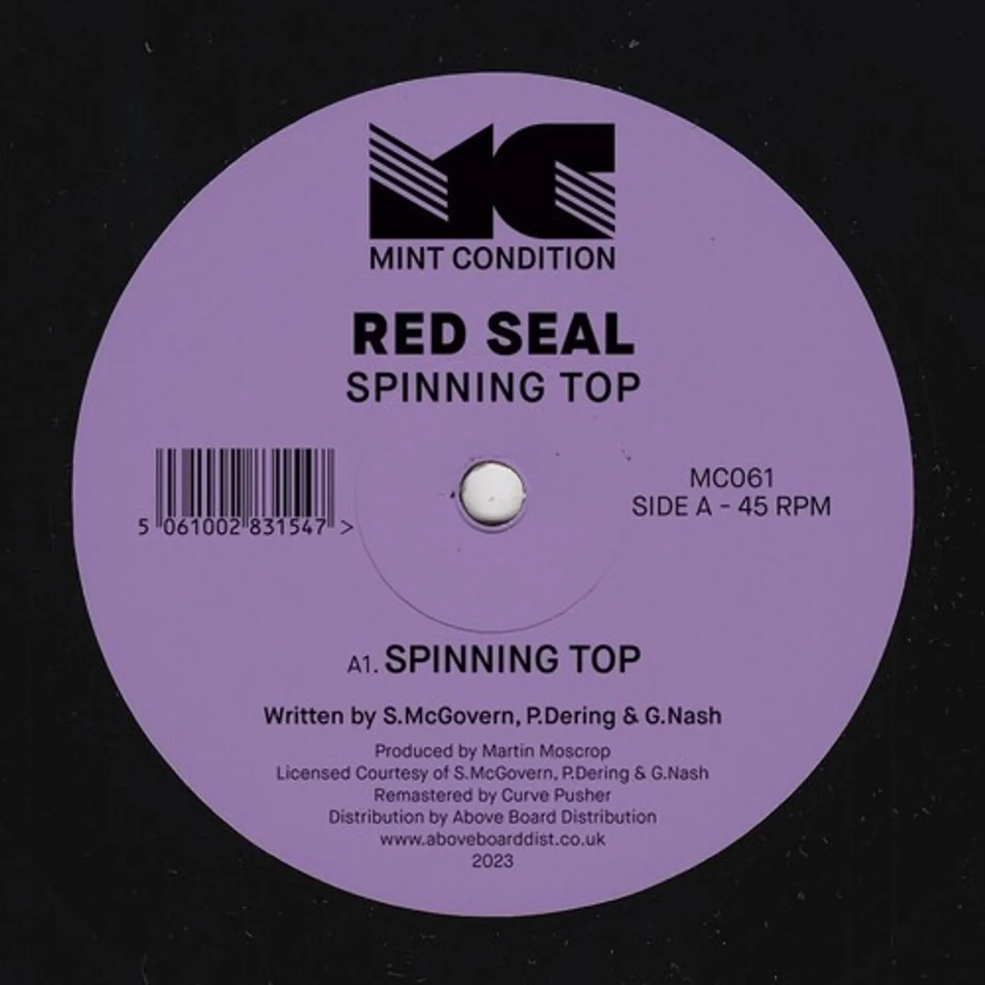 Red Seal SPINNING TOP Vinyl Record
