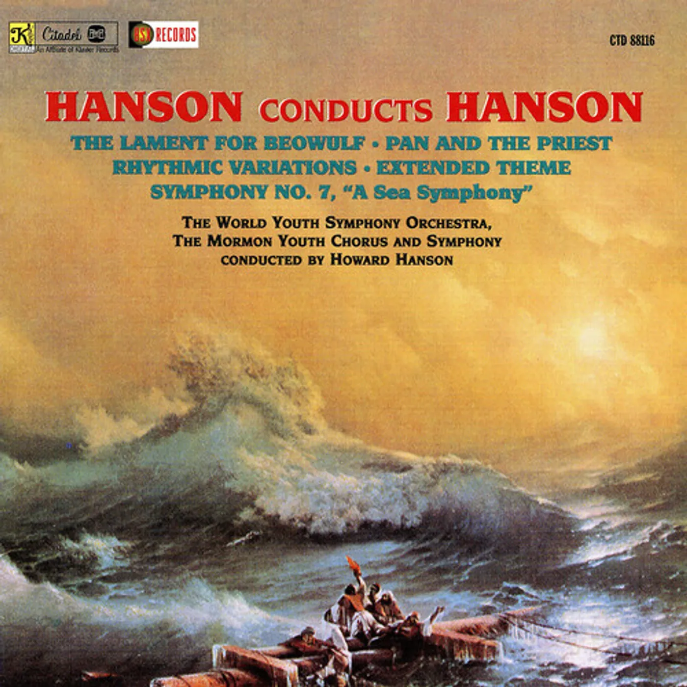 Howard Hanson HANSON CONDUCTS HANSON CD