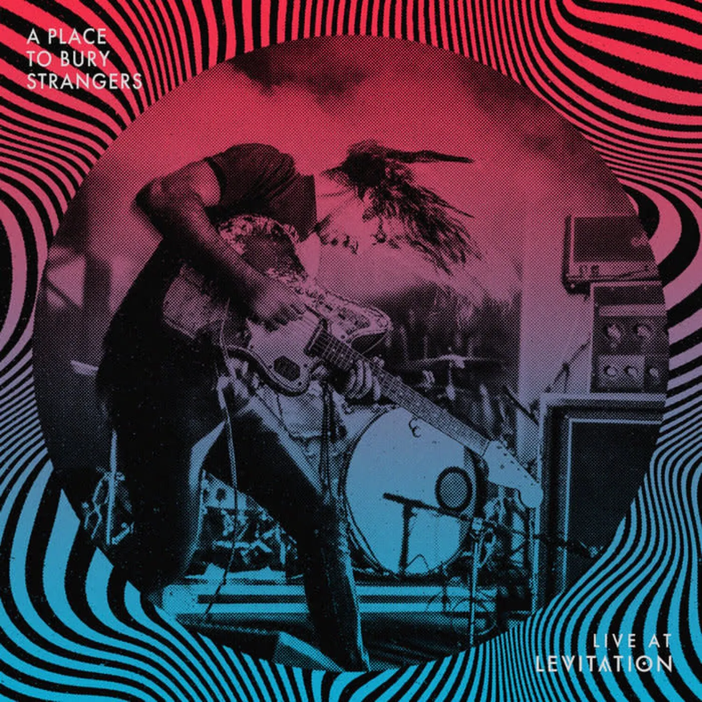 A Place To Bury Strangers Live at LEVITATION (Neon Coral) Vinyl Record