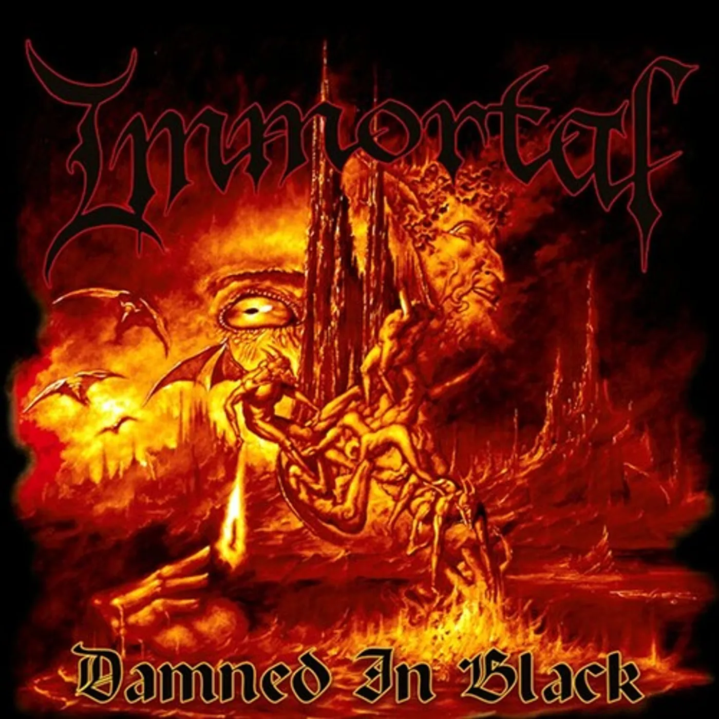 Immortal Damned In Black Vinyl Record