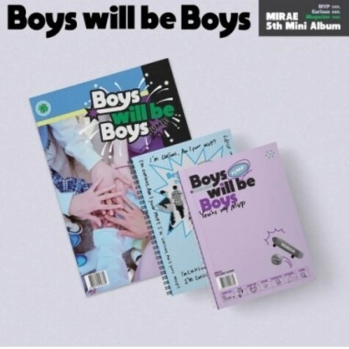 MIRAE BOYS WILL BE BOYS - MVP VERSION - RANDOM COVER CD