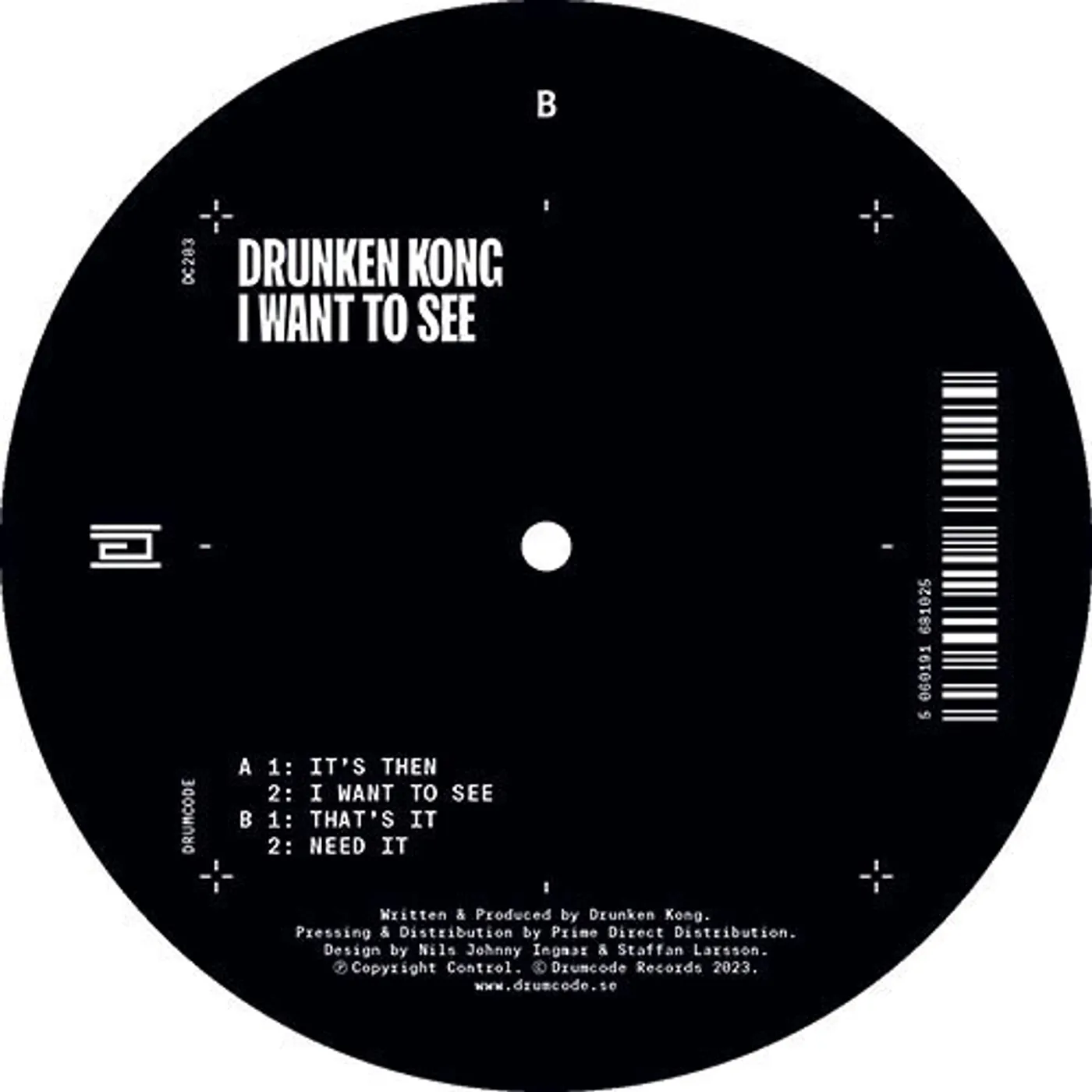 Drunken Kong I WANT TO SEE Vinyl Record