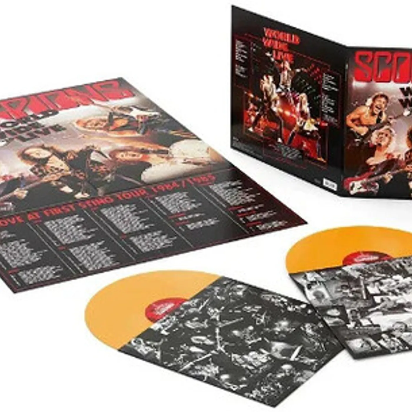 Scorpions WORLD WIDE LIVE Vinyl Record