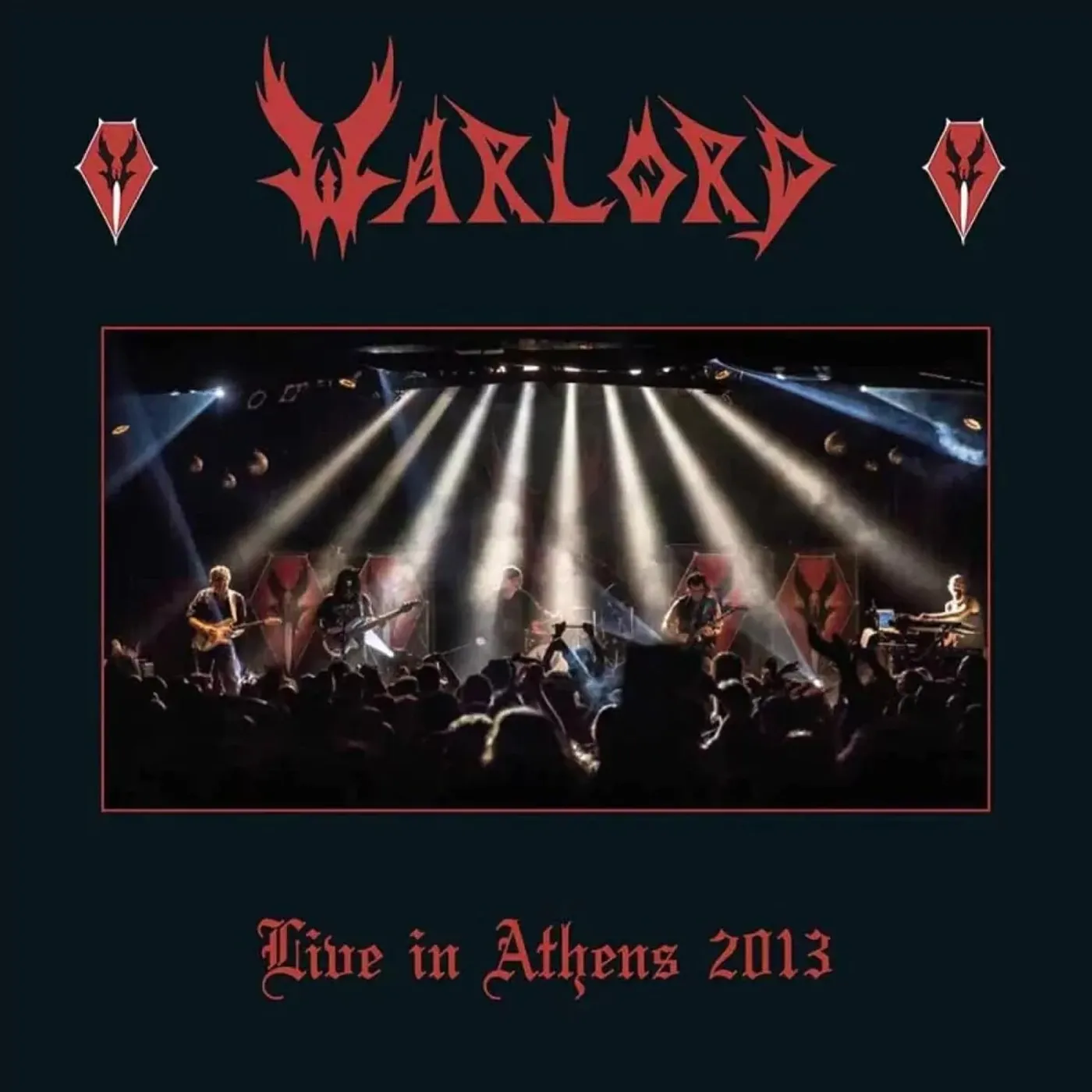 Warlord LIVE IN ATHENS Vinyl Record