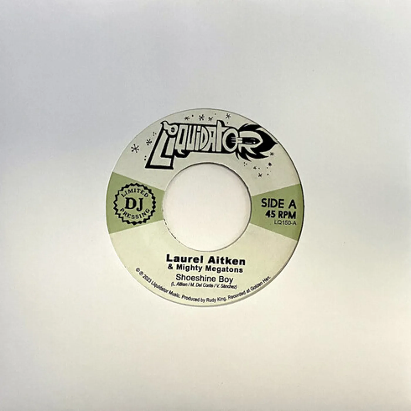 Laurel Aitken & Mighty Megatons SHOESHINE BOY / WOMAN A GO MAD ME Vinyl Record