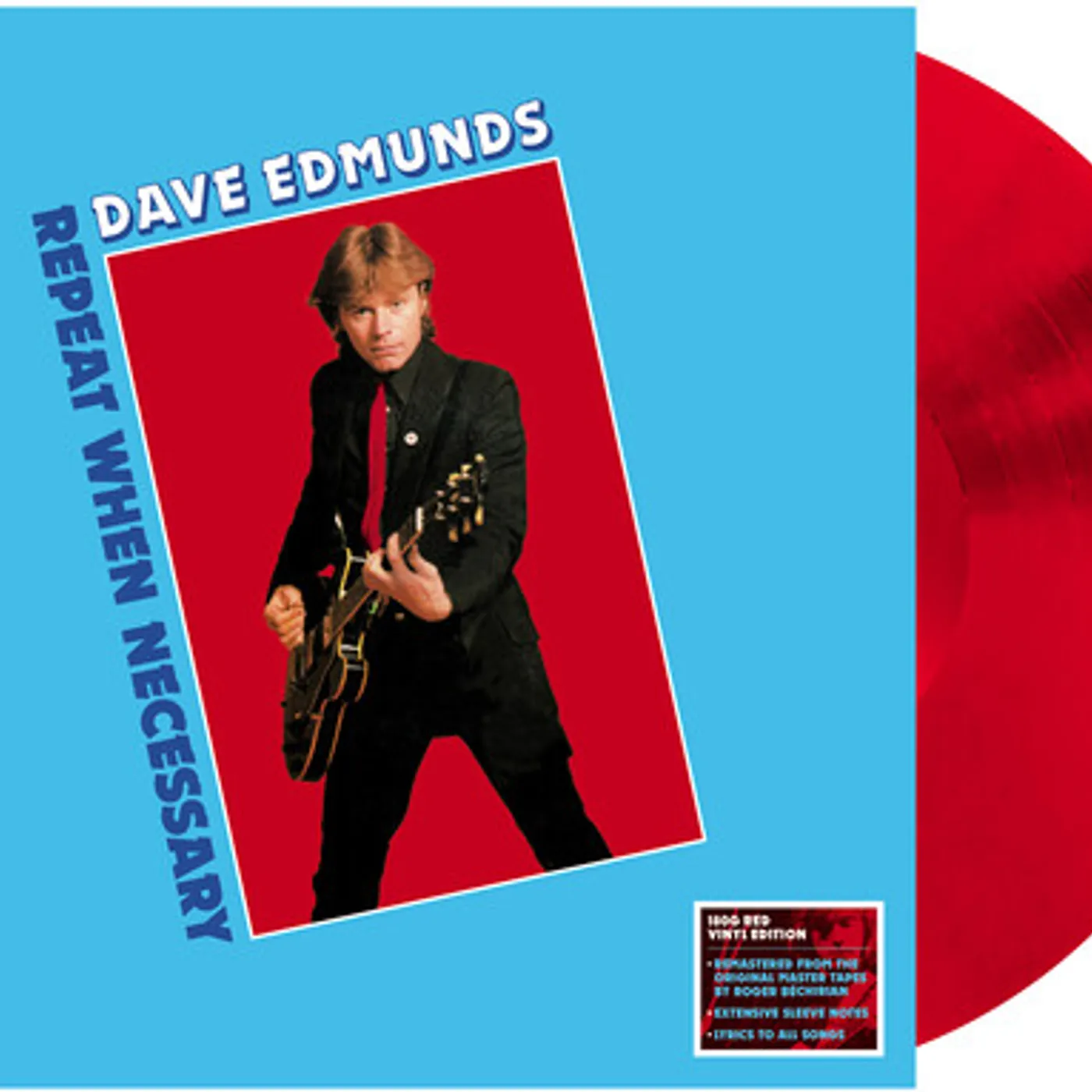 Dave Edmunds REPEAT WHEN NECESSARY Vinyl Record