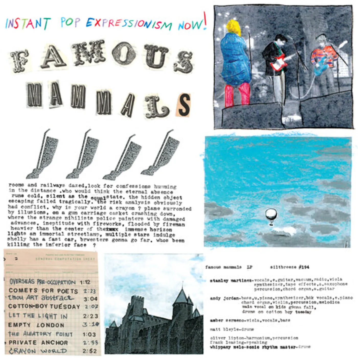 Famous Mammals INSTANT POP EXPRESSIONISM NOW Vinyl Record