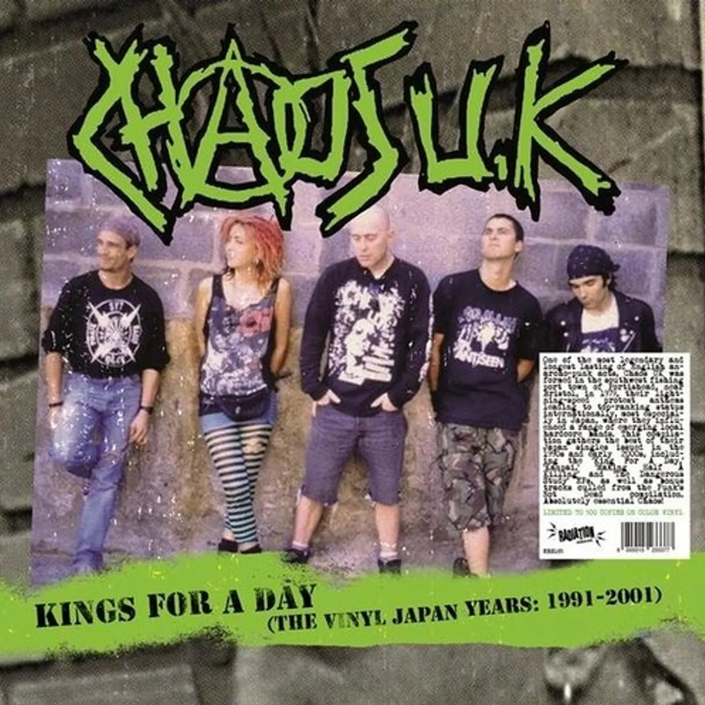 Chaos U.K. KINGS FOR A DAY (VINYL JAPAN YEARS: 1991-2001) Vinyl Record