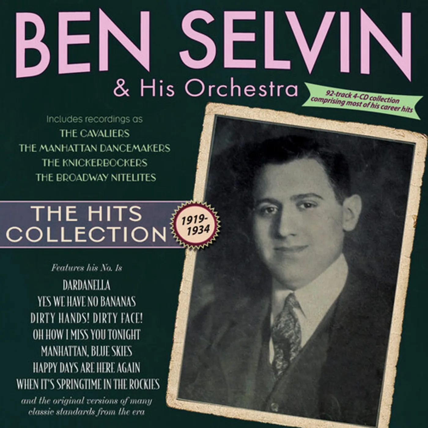 Ben Selvin & His Orchestra HITS COLLECTION 1919-34 CD