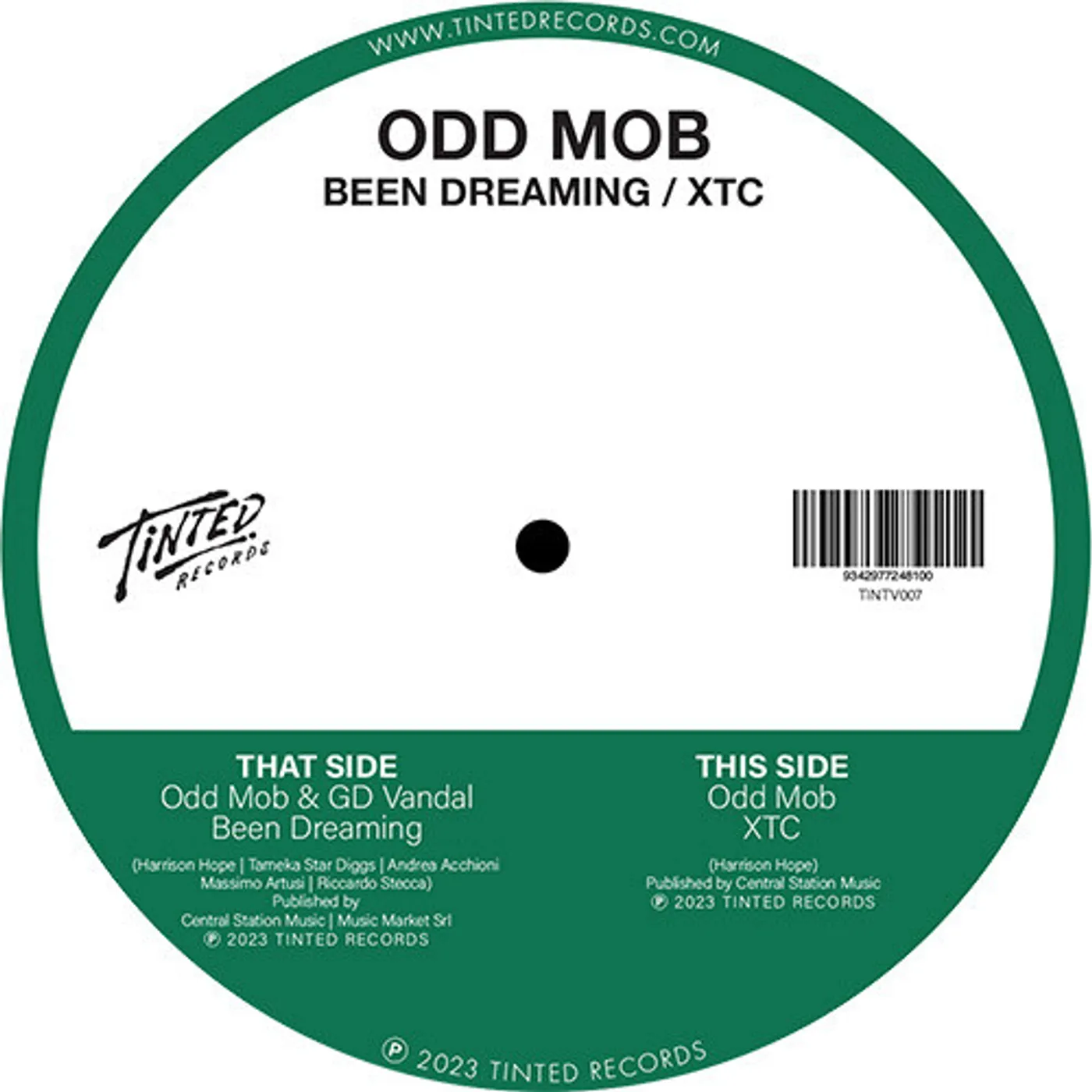 Odd Mob Been Dreaming & Xtc Vinyl Record