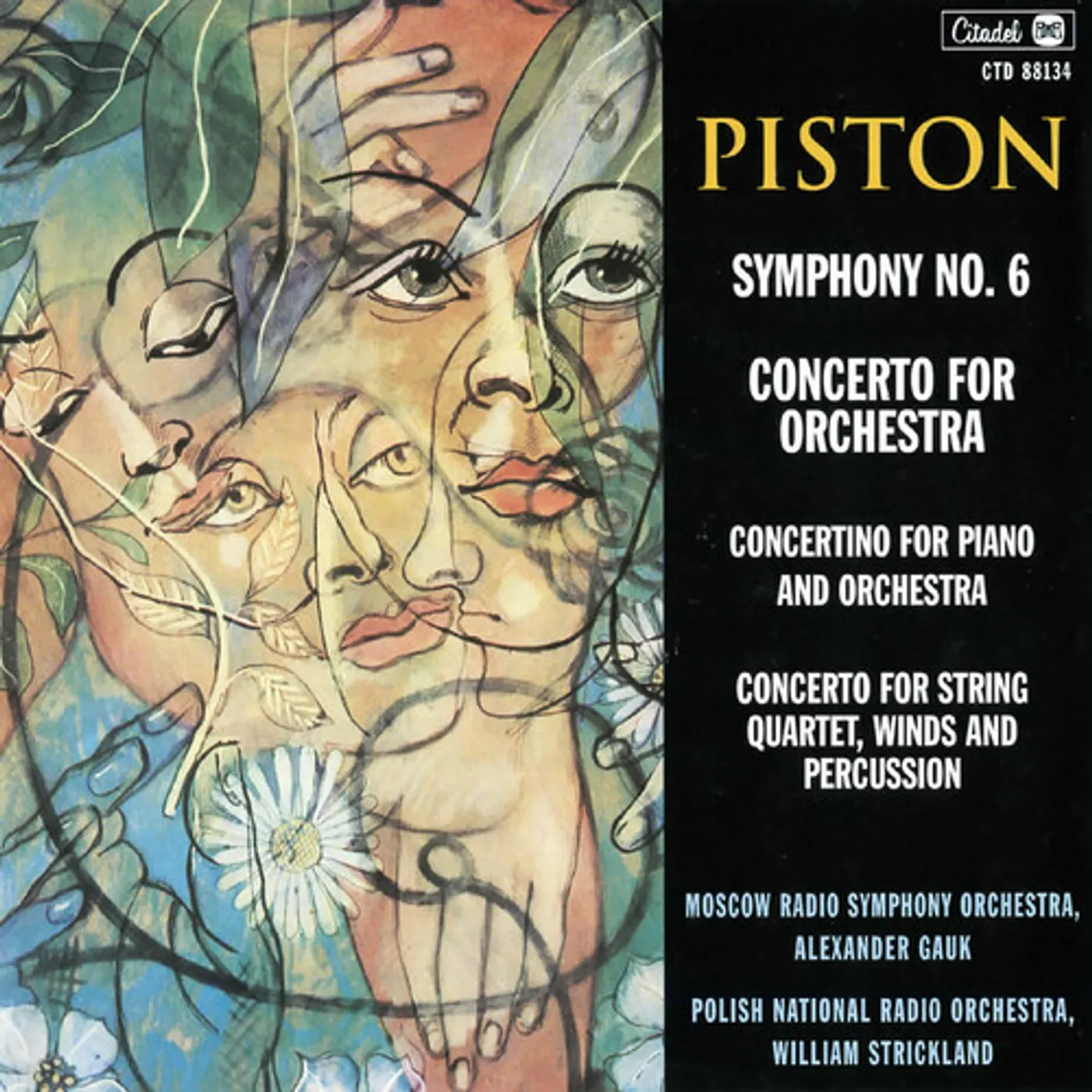 Walter Piston SYMPHONY NO. 6 / CONCERTO FOR ORCHESTRA CD