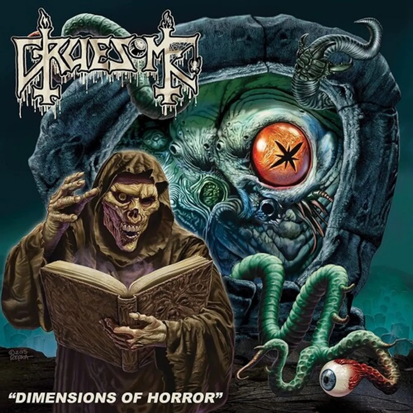 Gruesome DIMENSIONS OF HORROR Vinyl Record