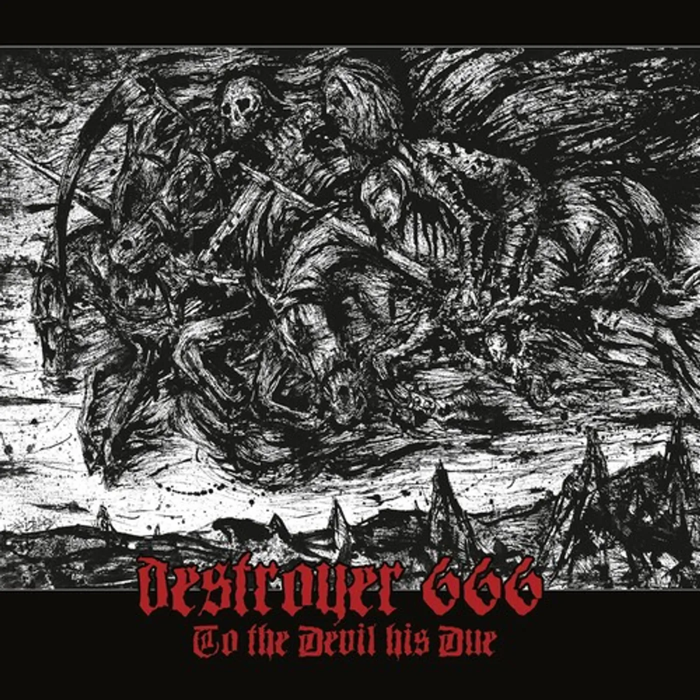 Deströyer 666 TO THE DEVIL HIS DUE Vinyl Record
