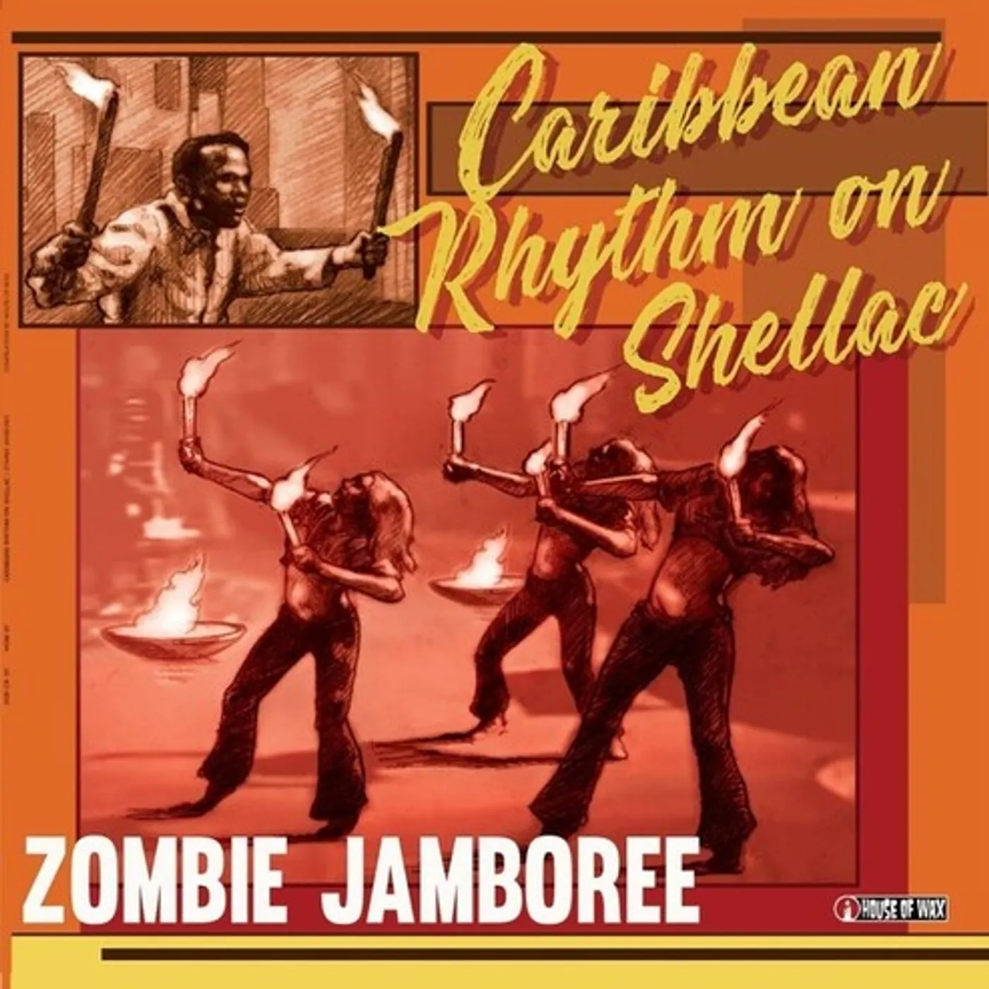 ZOMBIE JAMBOREE: CARRIBEAN RHYTHM ON SHELLAC / VAR Vinyl Record