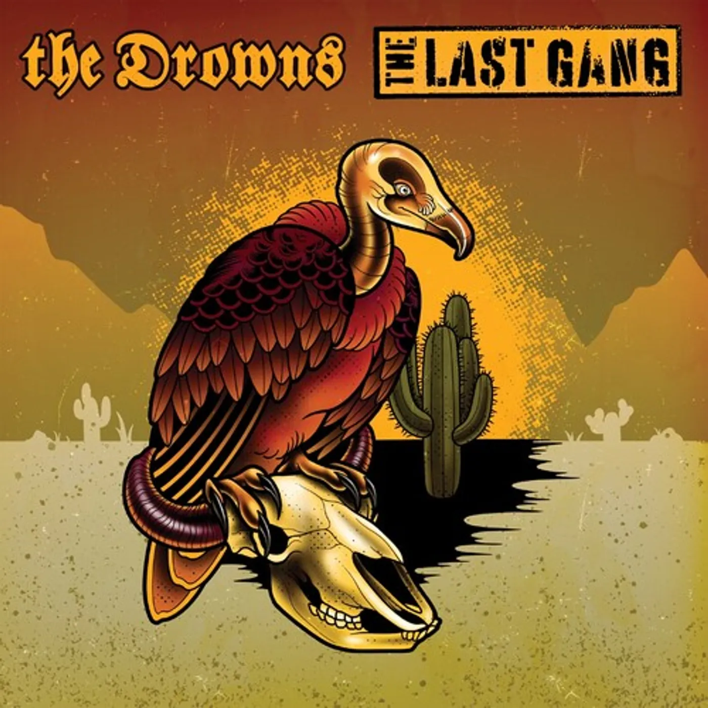 Drowns / Last Gang SPLIT Vinyl Record
