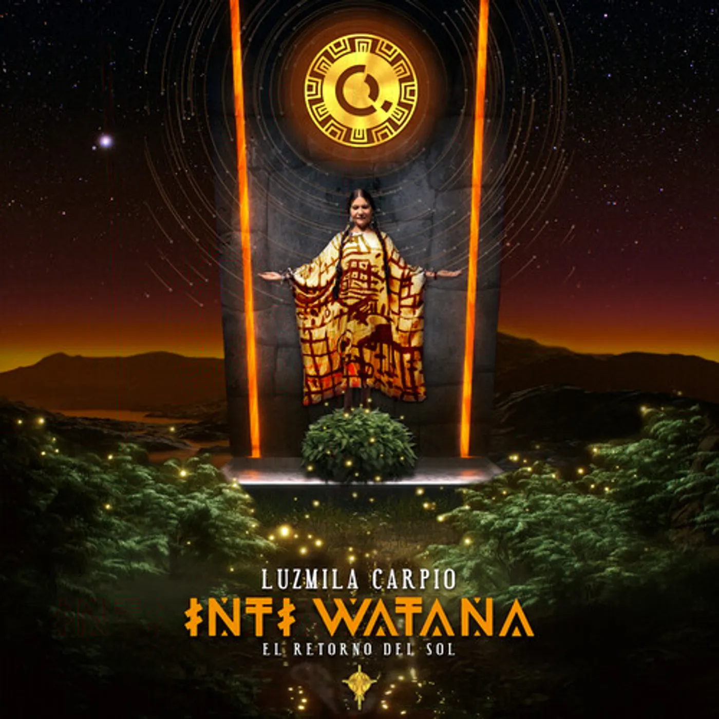 Luzmila Carpio INTI WATANA - EL RETORNO DEL SOL - YELLOW Vinyl Record
