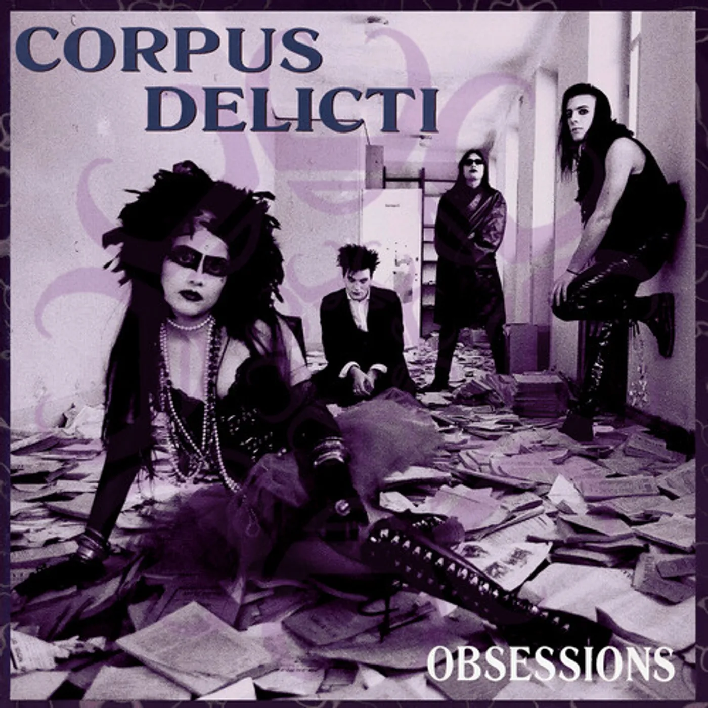 Corpus Delicti OBSESSIONS - PURPLE MARBLE Vinyl Record - Colored Vinyl, Purple Vinyl, Reissue