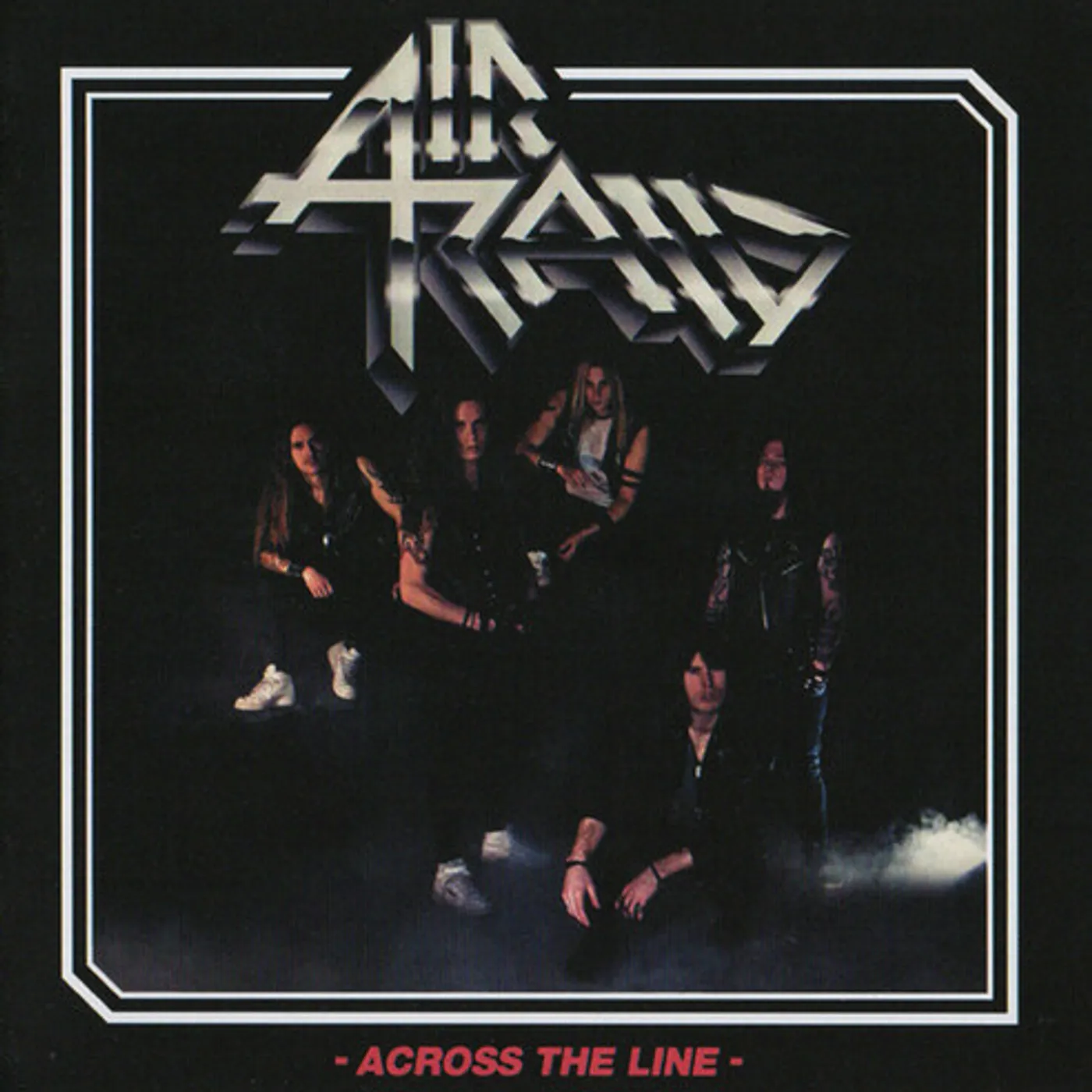 Air Raid ACROSS THE LINE - WHITE Vinyl Record