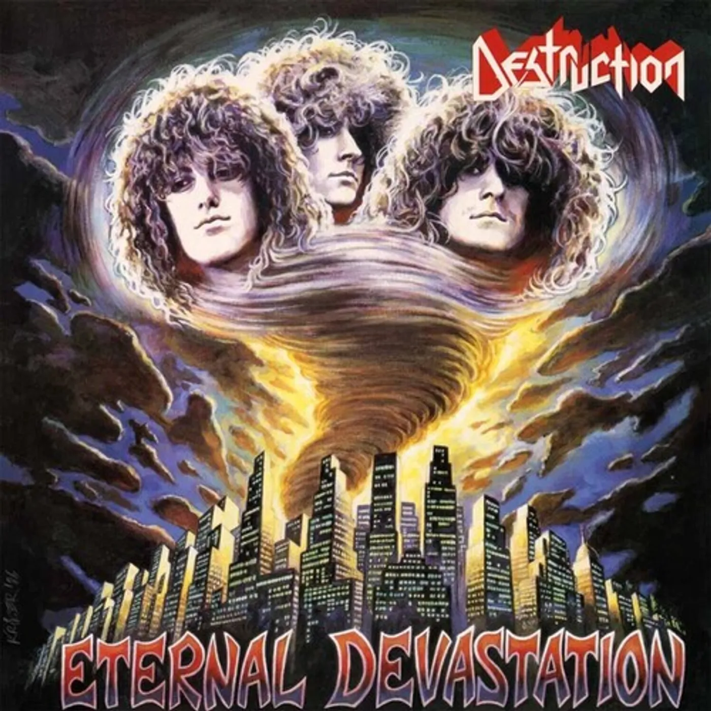 Destruction ETERNAL DEVASTATION - SILVER Vinyl Record