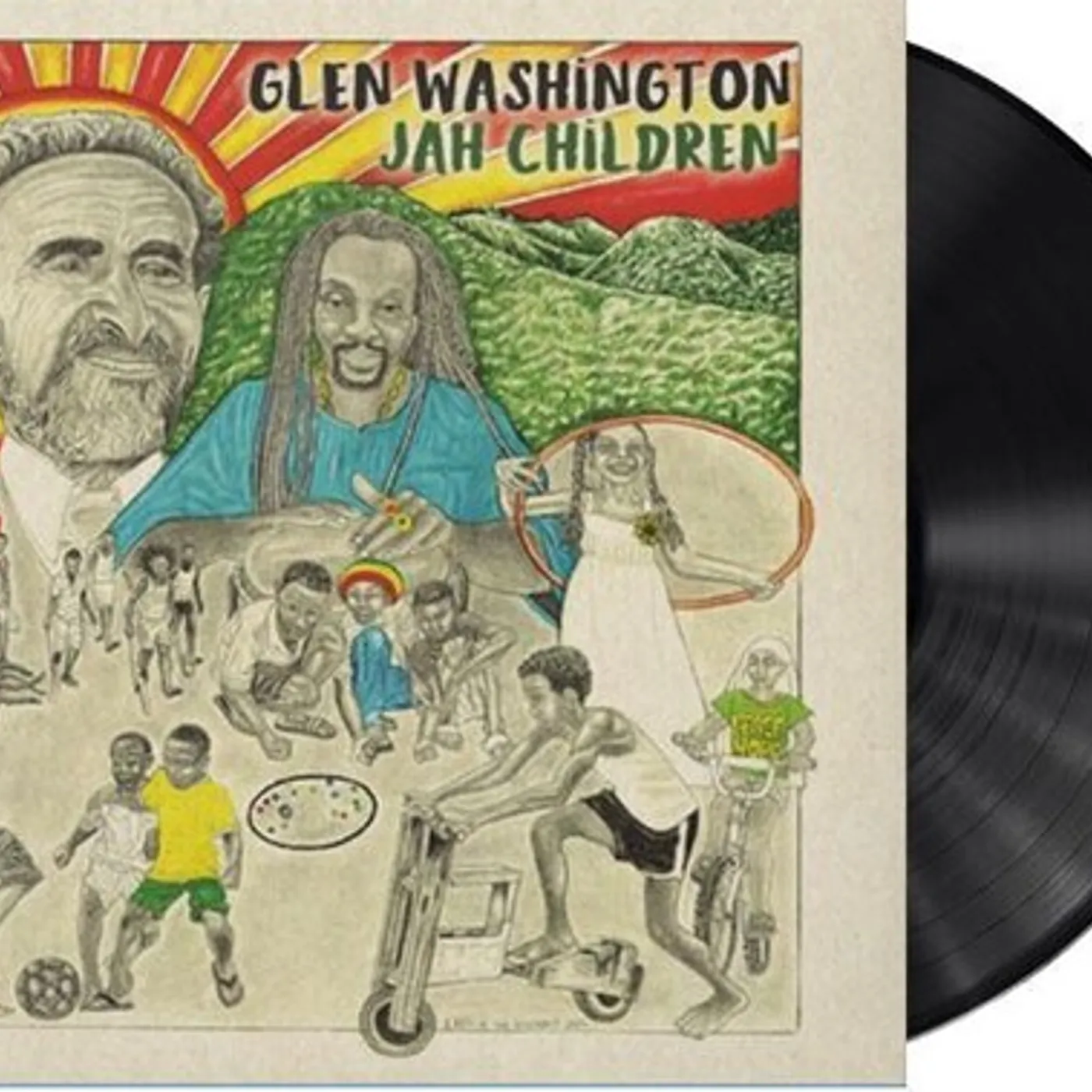 Glen Washington Jah Children Vinyl Record